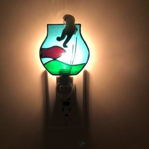 Cute Kitty Cat Handmade Night Light